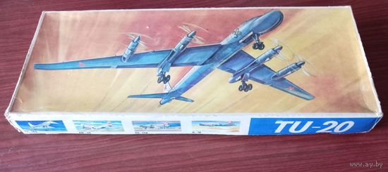 Сборная модель: Ту-20 / Ту-95 ; VEB Plasticart (ГДР) 1/100