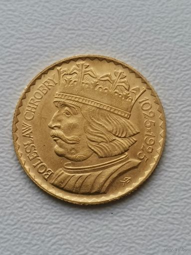 10 злотых Польша  1925 год! Золото!