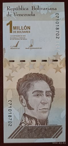 1000000 (1 миллион) боливар 2020 года (03.09.2020) - Венесуэла - UNC
