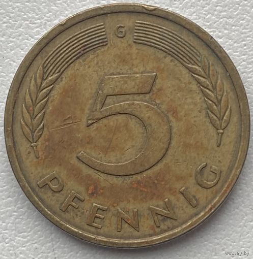 Германия 5 пфеннигов 1978 г. G