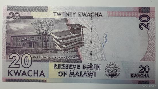 Малави, 20 квача 2019 г. Серия BV. UNC.