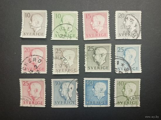 Швеция 1951-1957. Король Швеции Густав VI Адольф