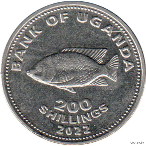 Уганда 200 шиллингов, 2022 UNC
