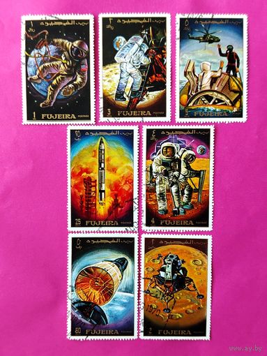 Фуджейра. Космос. ( 7 марок ) 1970 года. 5-5.