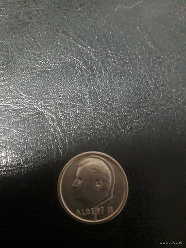 БЕЛЬГИЯ 1 франк 1995 г.