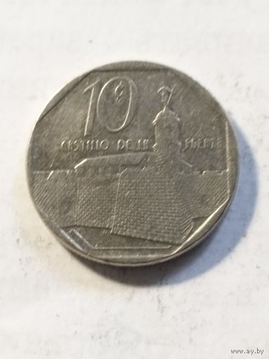 Куба 10 сентаво 1994