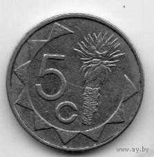 РЕСПУБЛИКА НАМИБИЯ 5 ЦЕНТОВ 2002. АЛОЭ