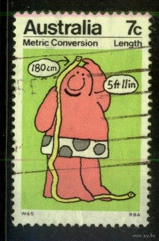 Австралия - 1973 [Mi. 515] Гашеная (AU12)
