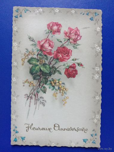Антикварная открытка 1900-ые Бельгия Подписана