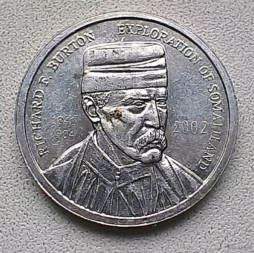 Сомалиленд 5 шиллингов, 2002 Ричард Френсис Бёртон 5-2-12