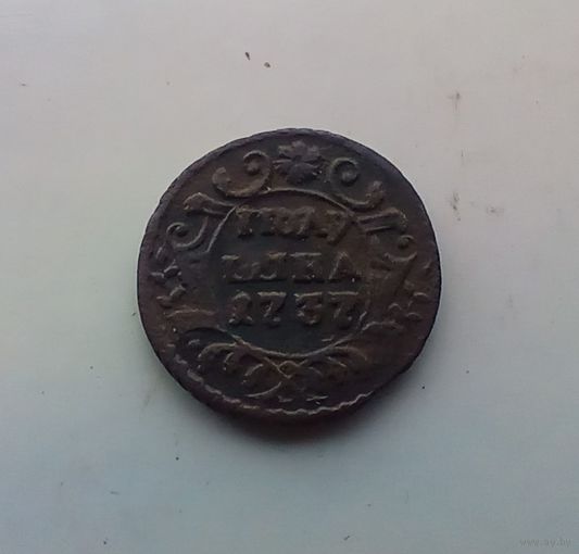 Полушка 1737 года не частая 2