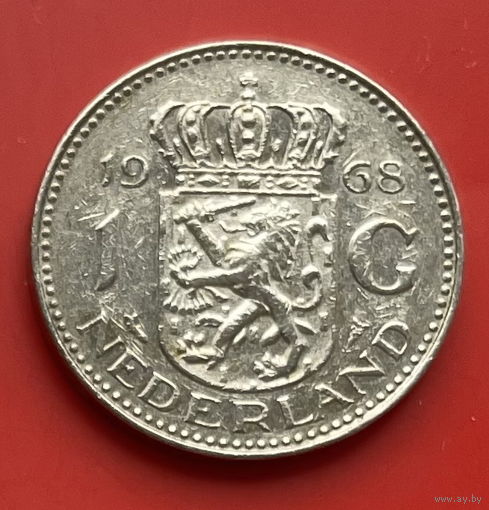 50-04 Нидерланды 1 гульден 1968 г.