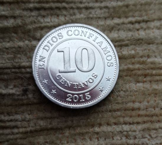 Werty71 Никарагуа 10 сентаво 2015