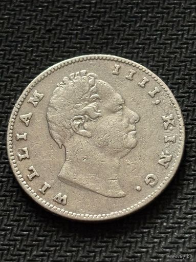 Индия - Британская 1 рупия, 1835