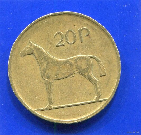 Ирландия 20 пенсов 1986
