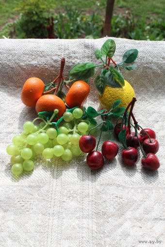 Фрукты декоративные пластик как настоящие