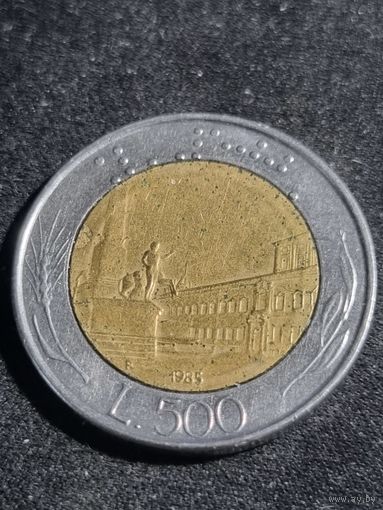 Италия 500 лир 1985