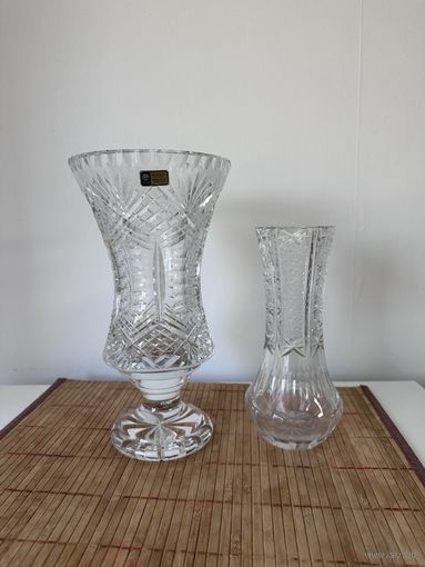 Антикварная ваза хрусталь Германия 1970г.