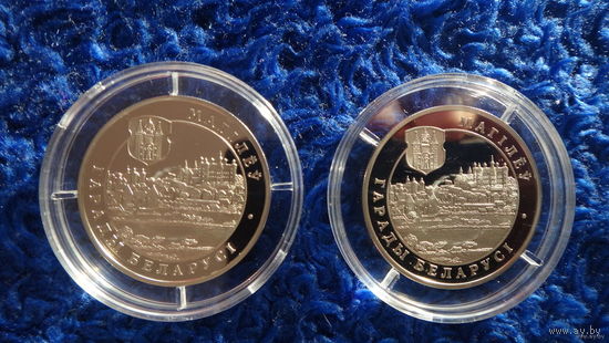 Торги . Магілёў  ("Могилев") , медно-никель , 1 рубль , 2004 год . Тираж 2000 шт . Город . Страна Беларусь . В родной капсуле !