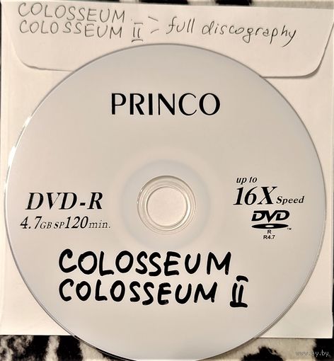 DVD MP3 COLOSSEUM, COLOSSEUM II - полная дискография 1969 - 2025 (Progressive rock, Jazz Rock, Fusion) - 1 DVD