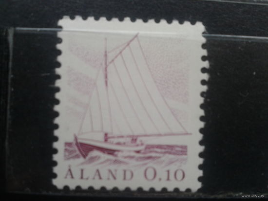 Аланды, 1985.  Стандарт. Рыболовное судно**