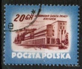 Польша 1953 Sct # 608 Архитектура