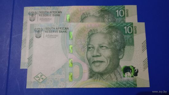 ЮАР 10 раундов 2023 unc