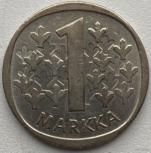 Финляндия 1 марка 1966 г.
