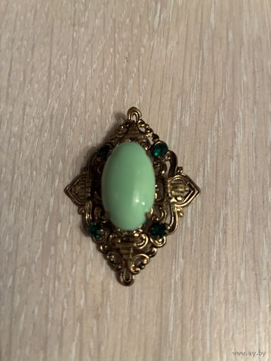 Винтажная чешская брошь