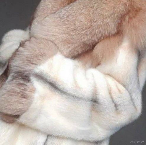 РОСКОШНАЯ ШУБКА ИЗ ЭЛИТНОГО МЕХА НОРКИ "PASTEL CROSS MINK"