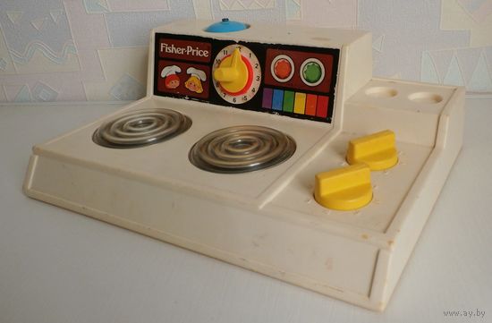 Редкая старая игрушка Fisher Price 1978 год плита варочная поверхность. Англия