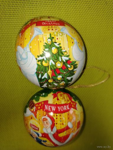 Игрушка-сюрприз на новогоднюю ёлку. Нью-Йорк