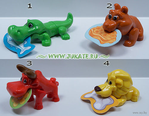 Серии игрушек из киндера