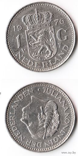 1 гульден Нидерланды 1976 года