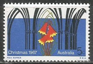 Австралия. Рождество. 1967г. Mi#393.