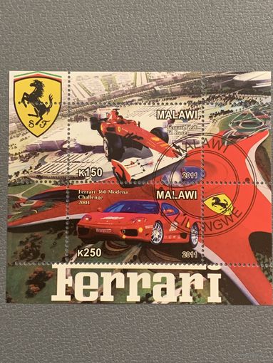 Малави 2011. Автомобили Ferrari. Блок