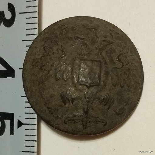 Пуговица орлянка treble gilt S.Peterburg