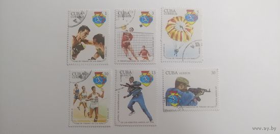 Куба 1977. Военная спартакиада. Спорт. Полная серия