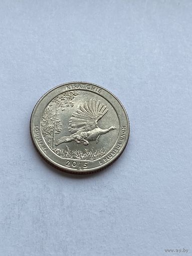 25 центов 2015 г., Национальный лес Kisatchie, штат Луизиана, США