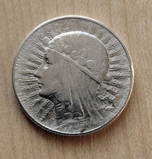 5 злотых 1934 г,Ядвига.