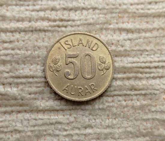 Werty71 Исландия 50 Эйре оре Эре 1971