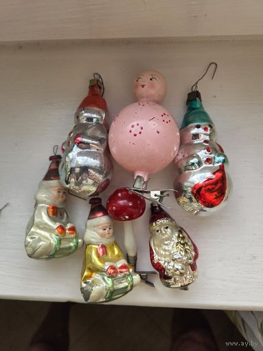 Елочные игрушки СССР.