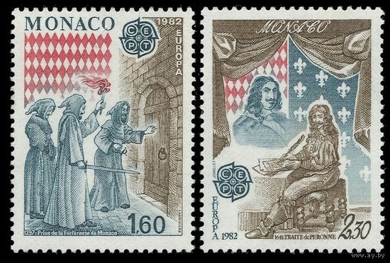 1982 Монако 1526-1527 Europa Cept 2,00 евро