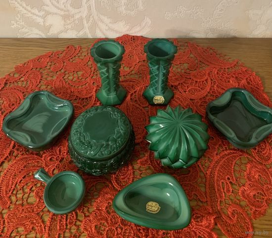 Малахитовое стекло Bohemia