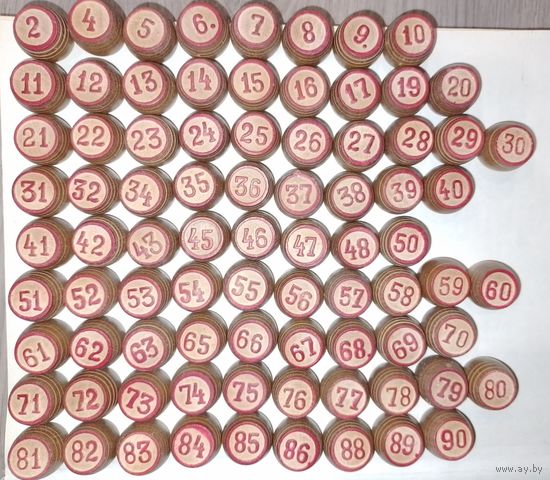 Бочонки лото СССР поштучно