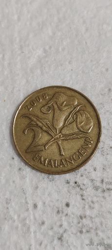 Эсватини (свазилена) 2 эмалангени 2008