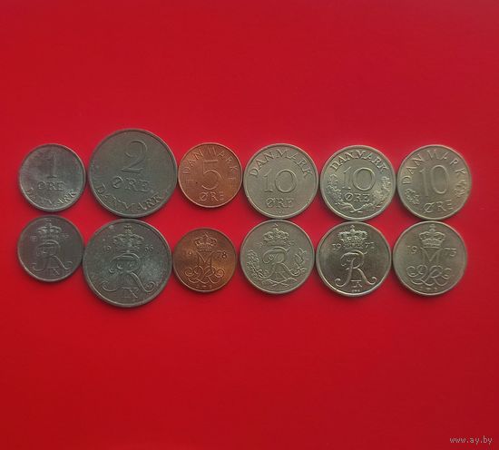 Дания (6 монет)
