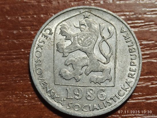 Чехословакия 10 геллеров 1986