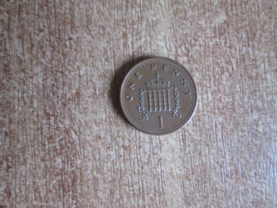 1 пенни 2001 года.Великобритания.