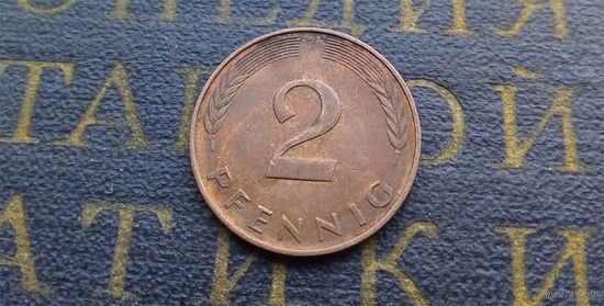 2 пфеннига 1992 (F) Германия ФРГ #03